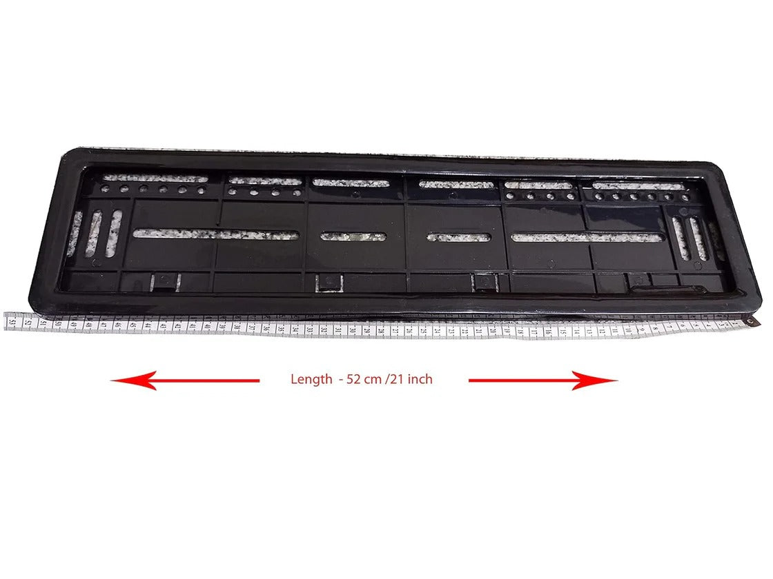 All Car Number Plate Frame For HSRP Number Protection Plate frame Car Number Plate (Plastic 50 cm x 15 cm)