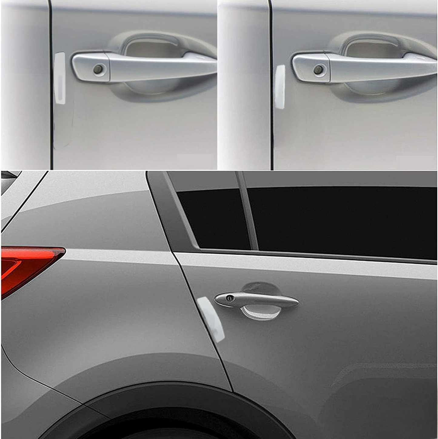 Universal Anti Scratch Car Door Edge Guard Bumper Scratch Protector Compatible with All Cars White Colour