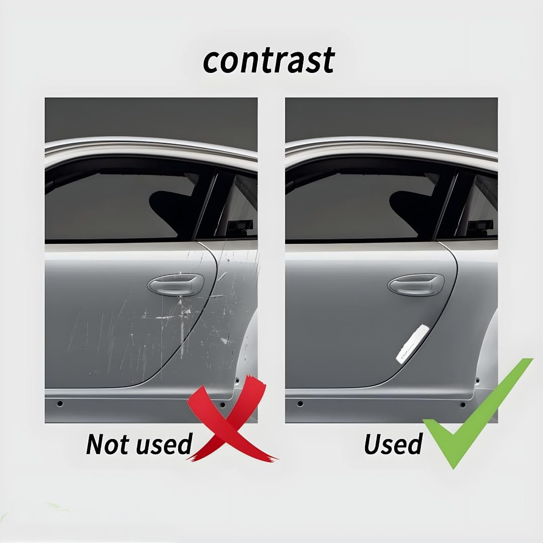 Universal Anti Scratch Car Door Edge Guard Bumper Scratch Protector Compatible with All Cars White Colour